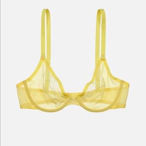 CUUP bra plunge citrine 34E